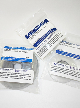 TEDPELLA纯度碳纤维线镀碳仪镀膜仪碳绳长度 1m  3m  10m电镜耗材