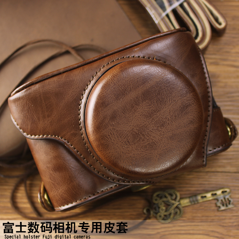 适用富士x100f皮套相机包