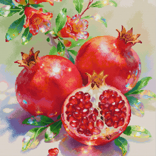 春天十字绣满绣无勾边金玉满堂多子多福石榴客厅手工刺绣2026新款