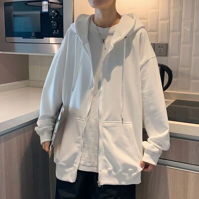 US Size Zip Up Hoodies Autumn Hooded Sweatshirts Men's Hoodi