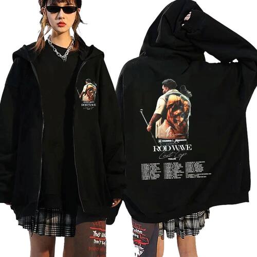 Rod Waves Last Lap Tour 2024 Zip up Hoodie Sabrina Carpenter