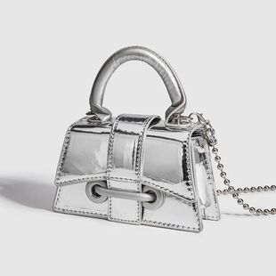 Vintage Women Silver Beading Chic Crossbody Bag Luxury Shoul