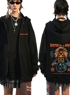 Alternative Metal Rock Band System of A Down Graphic Zipper