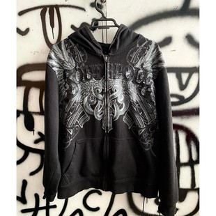 Street Fashi New Hop Hip Women Men Hoodies Zip Affliction