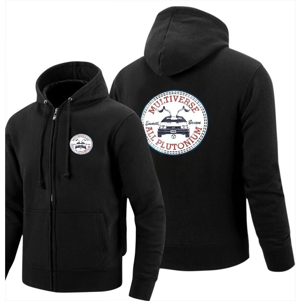 Back To The Future Multiverse All Plutonium Hoodies Men Autu