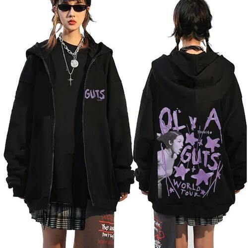 Singer Vampire Guts World Tour Zipper Hoodie Men Women Fashi