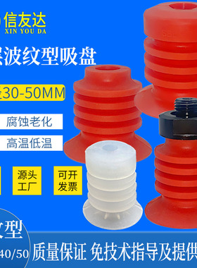 编织袋吸盘SBLP/LP30/LP40/LP50-5 食品包装吸盘波纹型多层吸嘴