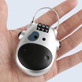 锁便携式 电动摩托车头盔锁防盗密码 锁 单车钢丝绳锁日用套 密码