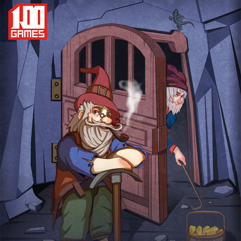 矮人矿坑1 2 多人休闲聚会桌面游戏卡牌 桌游卡牌豪华版含扩展