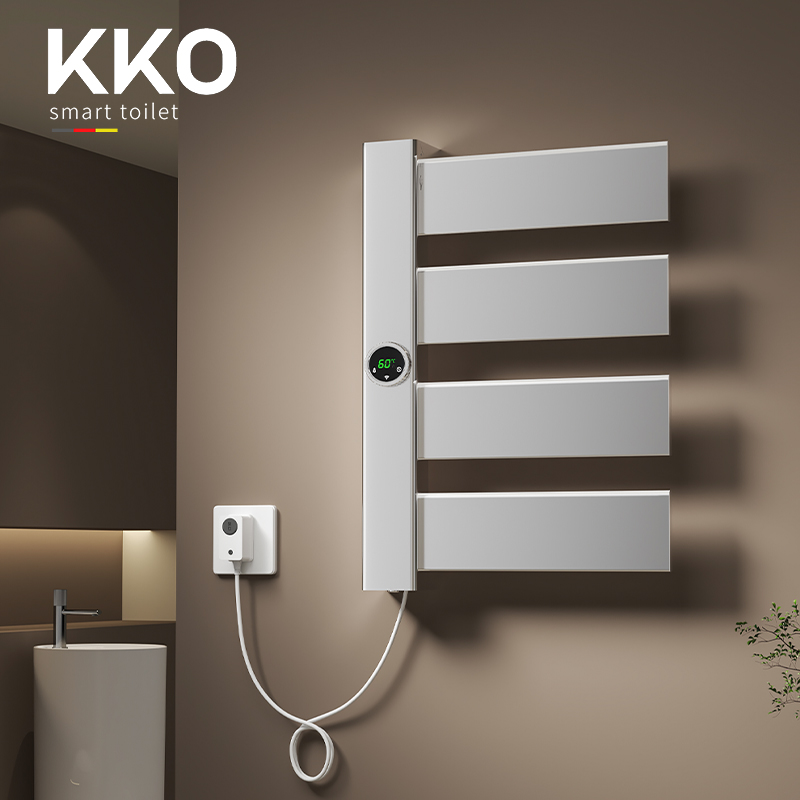 KKO-A5智能电热毛巾架碳纤维加热热风烘干定时开关浴巾架