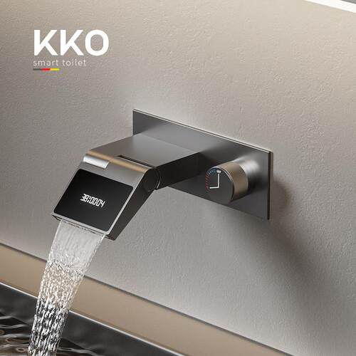 KKO入墙式面盆全铜可旋转冷热龙头暗装嵌入式冷热龙头