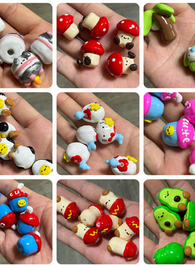 重油kitty手绘苹果JC史迪仔拉布布草莓熊电视机摩托车DIY配饰