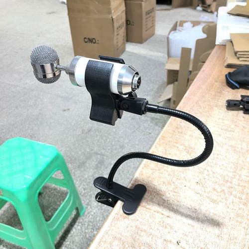 桌面软管麦克风支架主播直播支架电容话筒架通用台式升降支架金属