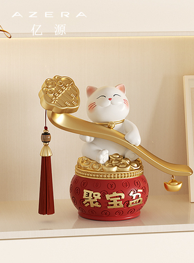 高档2024新款礼物前台招财猫摆件