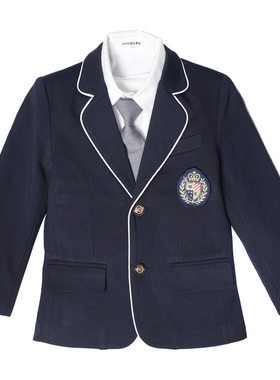 玩酷熊酷派英伦风幼儿园园服男女童单件西服外套小学生班服校服潮