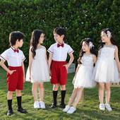 新款 六一演出服小主持人礼服生日公主裙 幼儿园园服2024年夏季