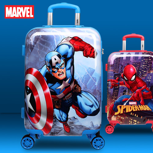 儿童拉杆箱蜘蛛侠美国队长