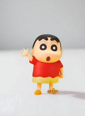 万代眼镜厂景品 蜡笔小新手办 SOFUBI 野原新之助 动漫周边