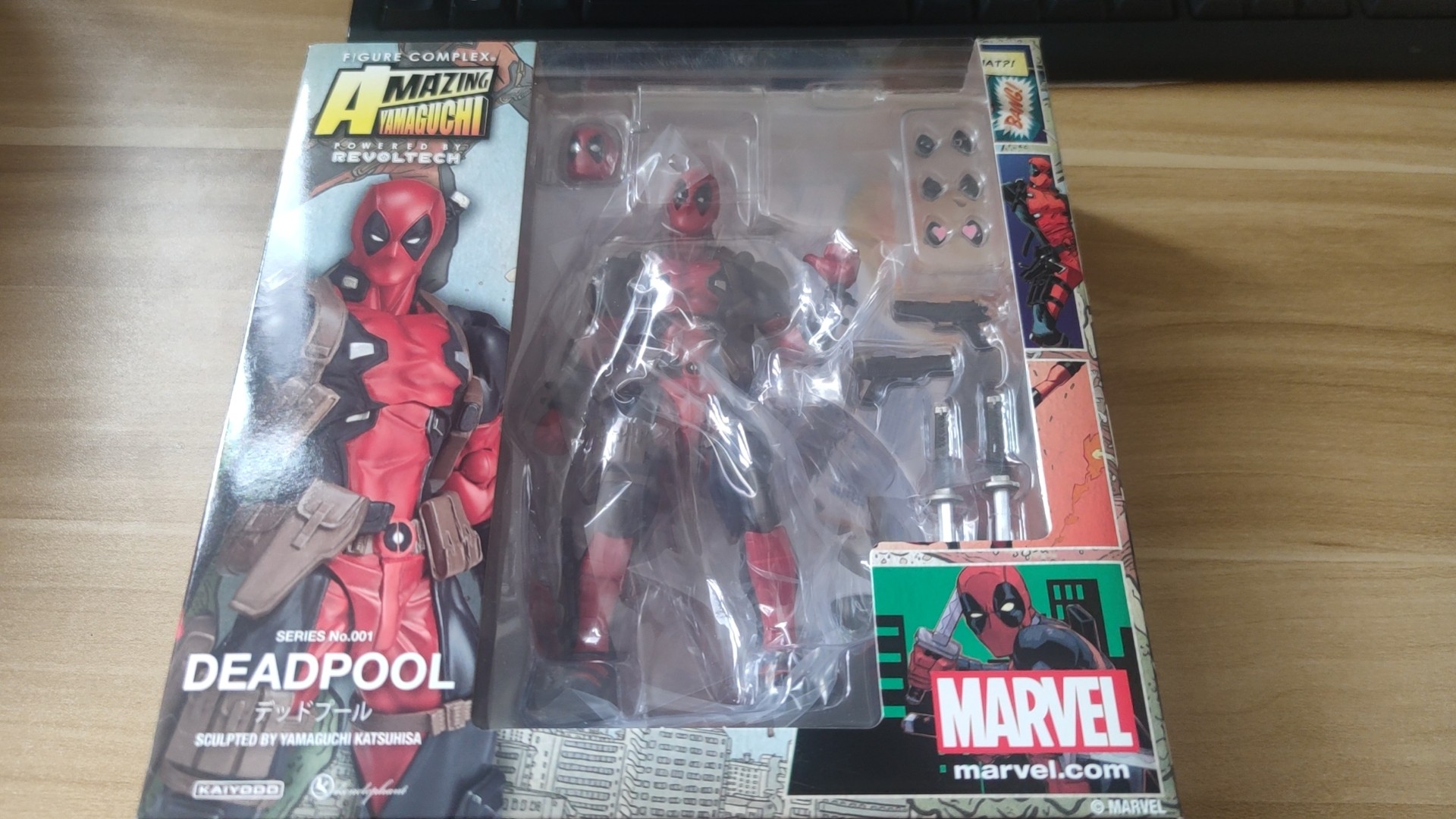 kaiyodo 海洋堂 山口式 漫威死侍   可动人偶 正版