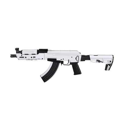 仁祥AK-白色风暴阿卡电动连发玩具步枪模型吃鸡wargame仁翔发射器