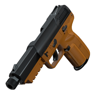fn57模立方训练模型反吹抛壳激光发射器自动连发空挂玩具枪魔立方