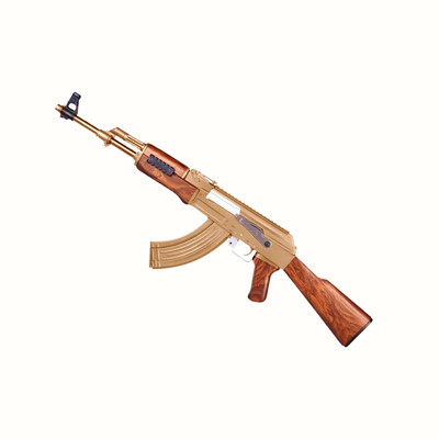 仁祥AKS-47水电动连发软弹ak47玩具步抢仿真金属wargam仁翔发射器