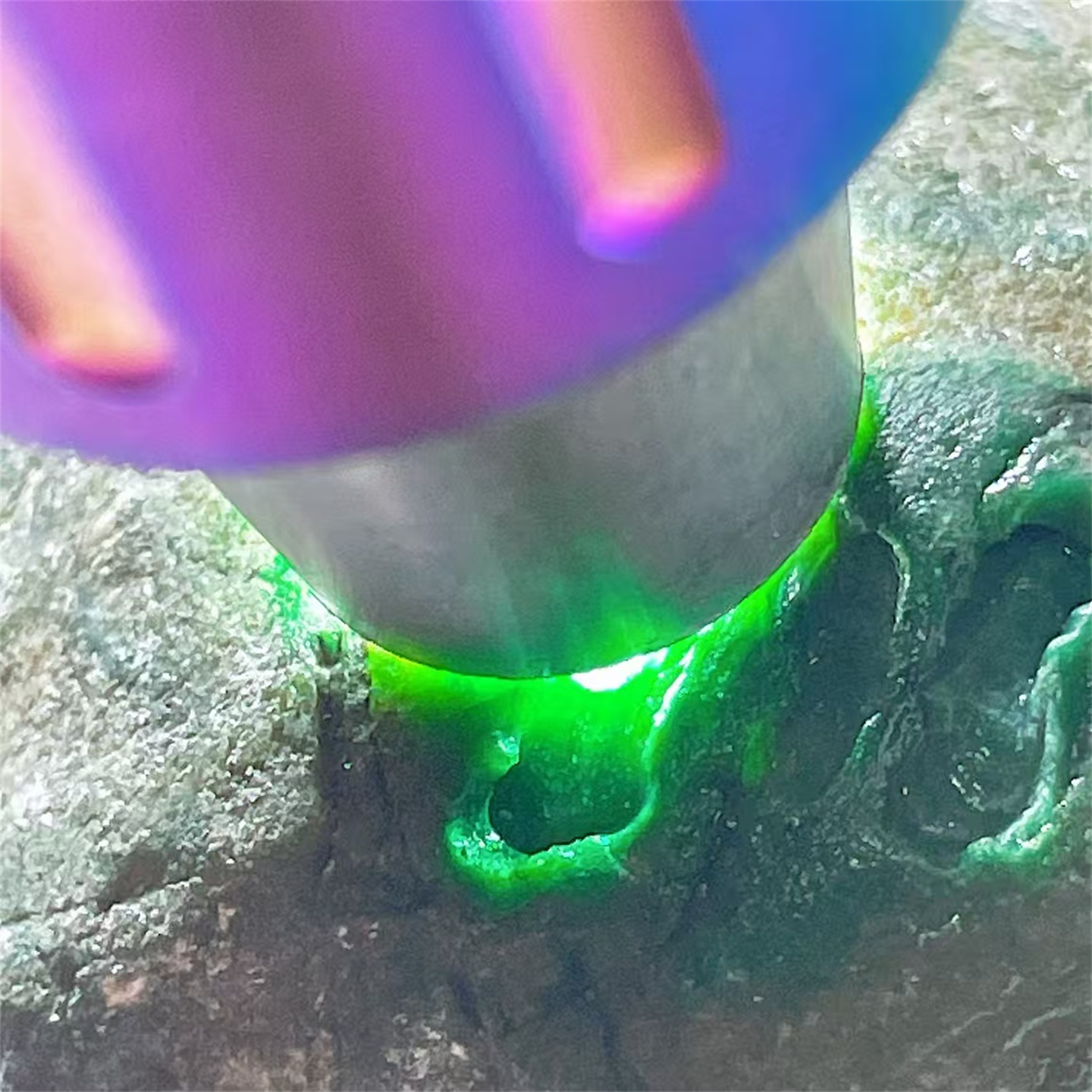 精品缅甸天然翡翠原石色料