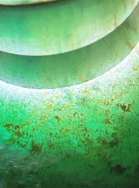 R12334 缅甸天然翡翠原石老坑木那场口手镯料 重12公斤