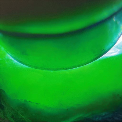 天然老坑墨翠翡翠原石1kg