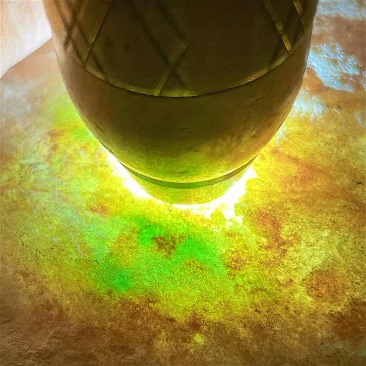 AA39002缅甸天然翡翠原石老坑木那场口飘花手镯料 重3.9公斤