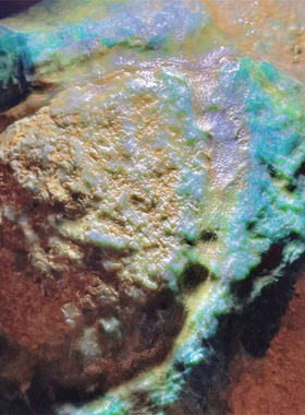 Q20174缅甸天然翡翠原石老坑木那场口色料手镯料 重2公斤