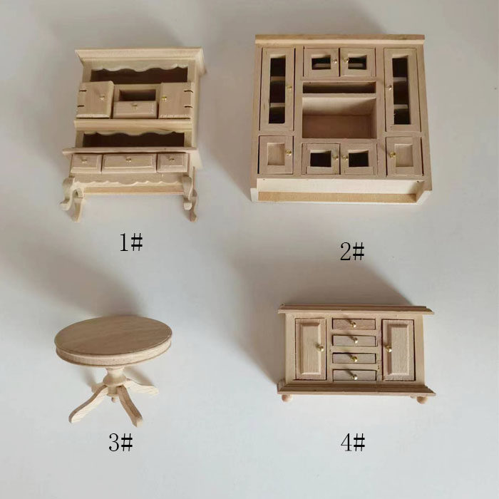 梦工坊迷你木制家具亲子好材料