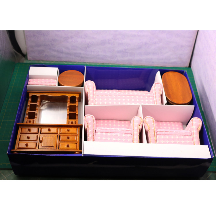 1:12 인형의 집 인형의 집 미니 나무 작은 가구 모델 놀이 집 장난감 거실 2131