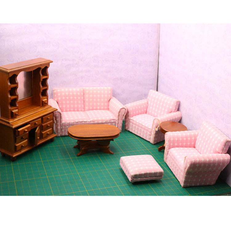 1:12 인형의 집 인형의 집 미니 나무 작은 가구 모델 놀이 집 장난감 거실 2131
