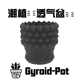 龟甲纹 块根花盆 龙舌兰盆龟甲龙花盆 控根透气 黑色花盆可呼吸