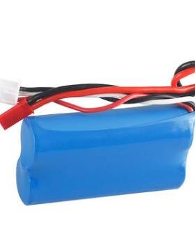 厂家直销18650 7.4V 2600mAh锂电池组遥控船高速车电池高倍率