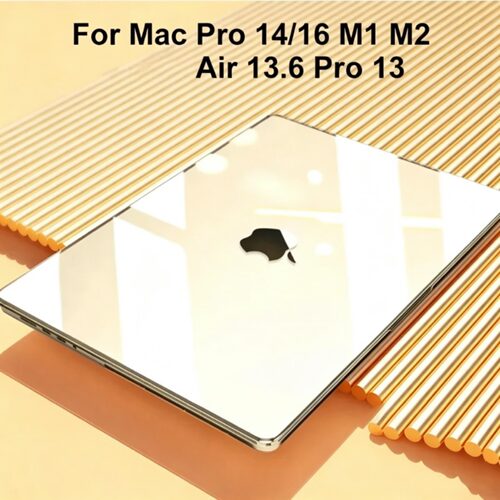 适用MacBookPro保护壳Pro14/16寸苹果笔记本电脑MacBookAir13M1保护套Air15M2M3透明2026款Air13.6M4M5外壳