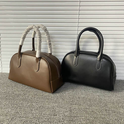 品牌尾货女包头层牛皮手提手拎包