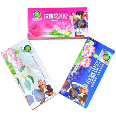 玉品莲心澄江蓝莓桂花藕粉