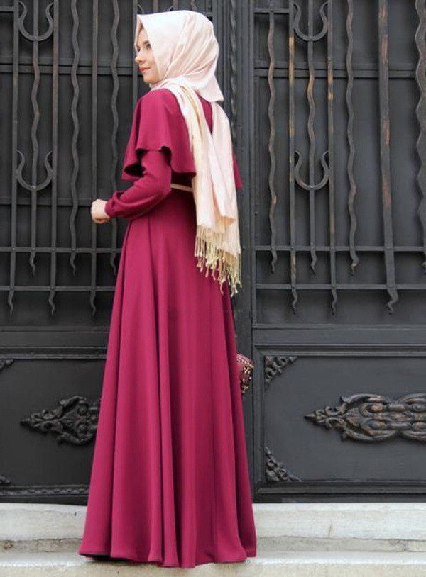 阿富汗新款中东斗篷大码女装长裙子回民族长袍民族异域风格马来服