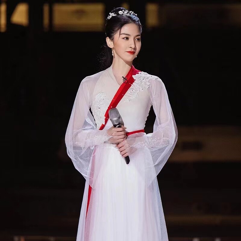 古典舞演出服乘风破浪唐诗逸一生所爱同款舞蹈服飘逸中国风女定制