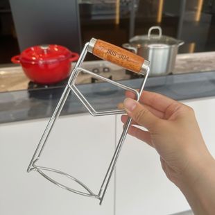 家用厨房隔热防烫取碗夹提盘夹防滑蒸锅蒸菜夹304不锈钢耐高温