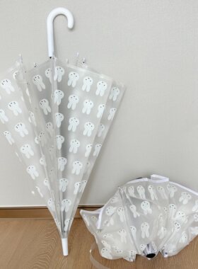 韩系卡通可爱磨砂雨伞