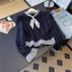 衬衫 法式 小个子长袖 针织衫 复古拼接格子假两件上衣女2025秋季 新款