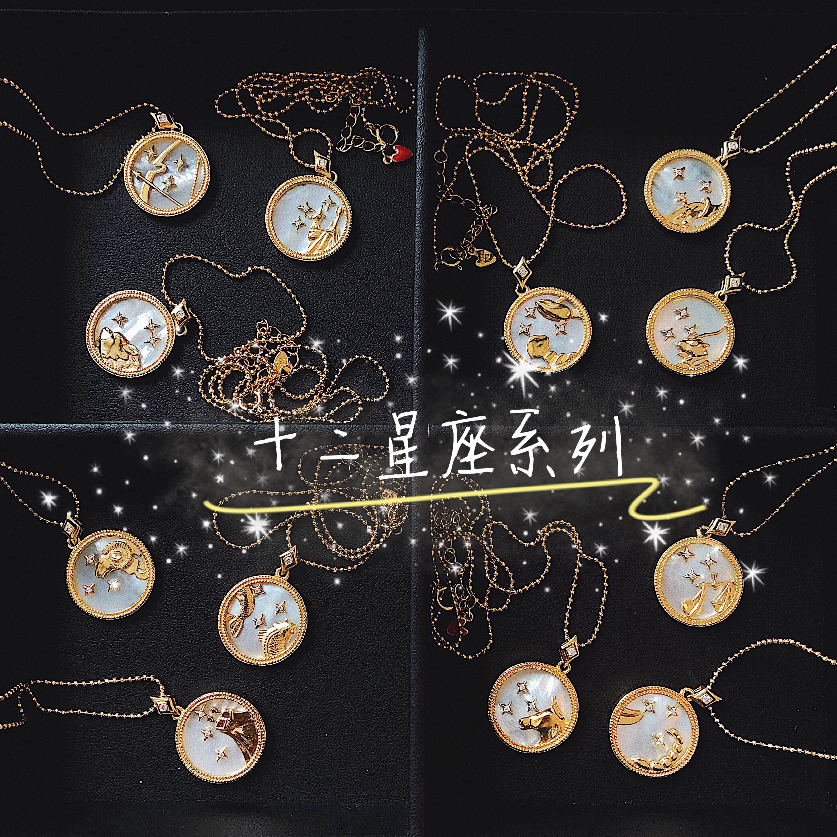 欧美网红18k金吊坠女ins颈链饰品图片