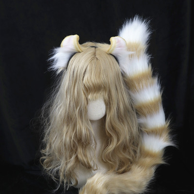 SIMOR手作兽耳发饰卷耳猫套装