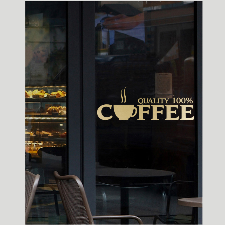 美式coffee咖啡馆西餐厅背景墙贴