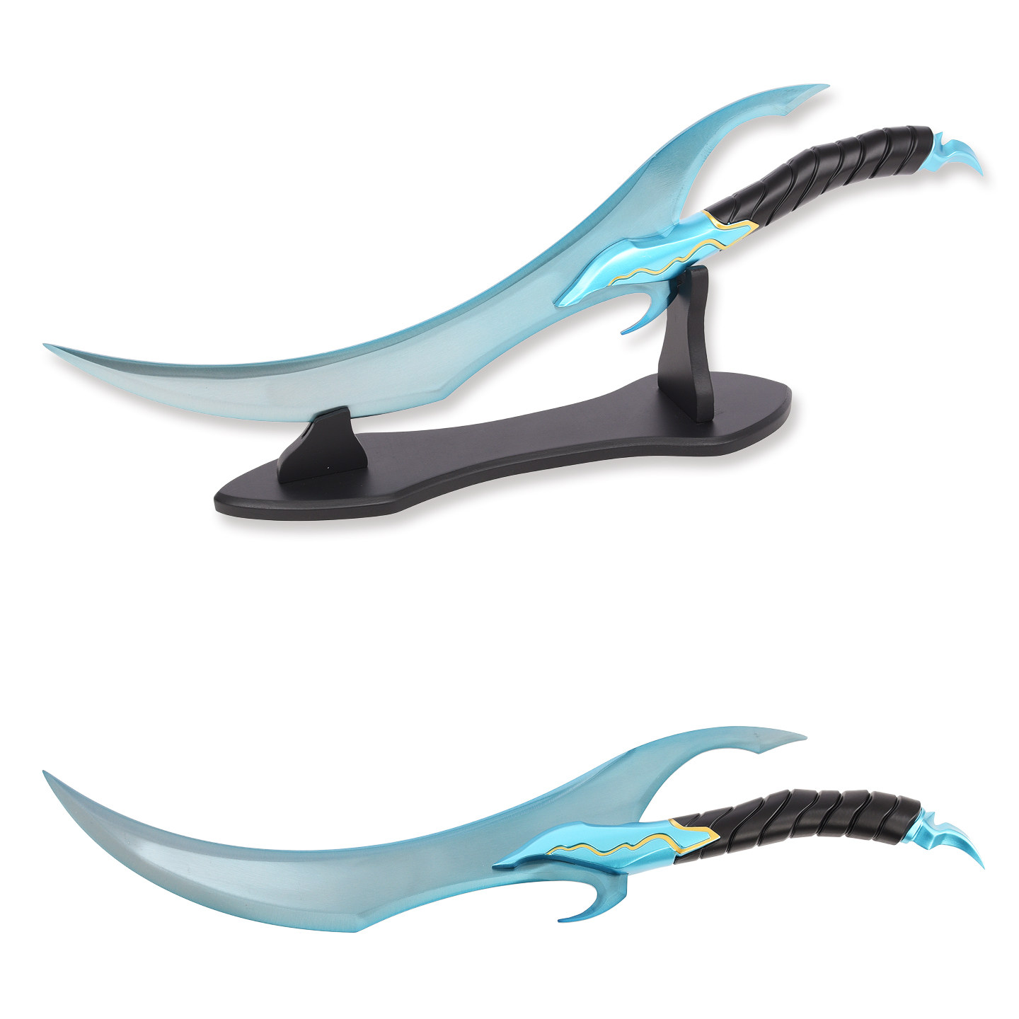 我独自升级巴鲁卡短剑匕首白鬼王武器cos道具全金属未开刃