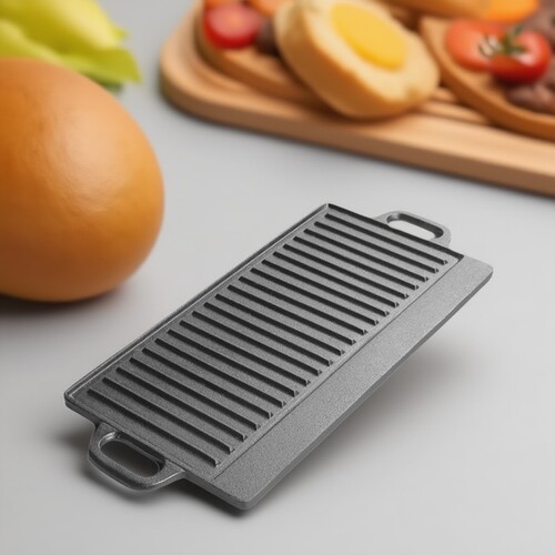 烤盘煎盘长方形户外双耳