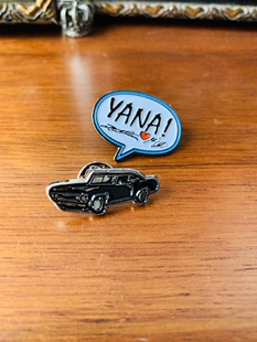 SPN邪恶力量supernatural烤漆徽章impala cockles yana珐琅徽章